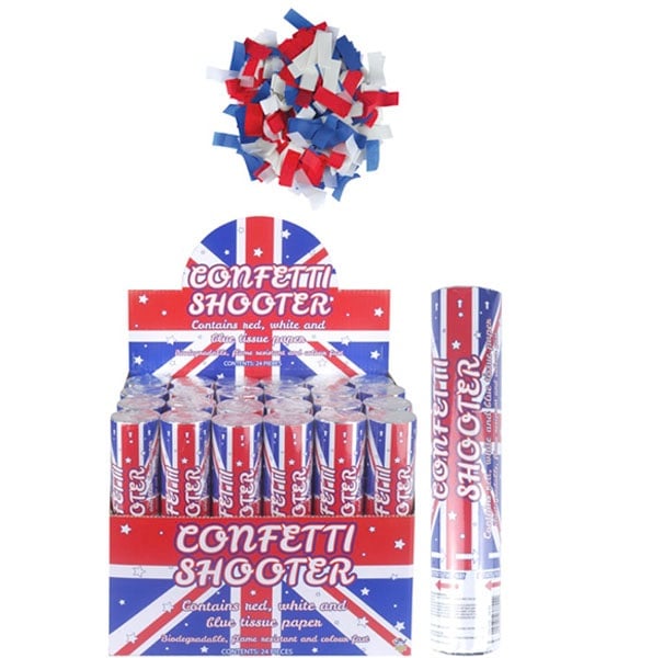 Union Jack Confetti Shooter 20cm