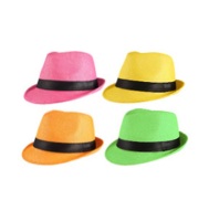 Straw Gangster Hat Assorted