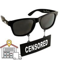 Censored Mustache Glasses WAREHOUSE