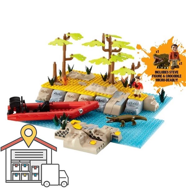 River Crossing Playset 172 Piece Block Set Character Group #NEW DEADLY 60 