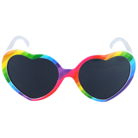Pride Heart Glasses With Dark Lenses