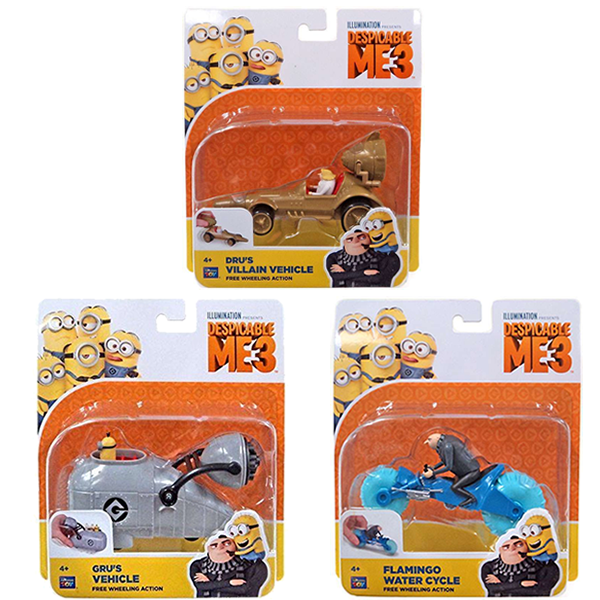 Despicable Me Character Vehicle Assorted