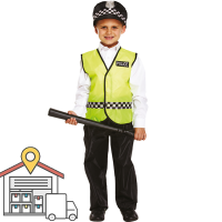 Policeman Child Costume WAREHOUSE