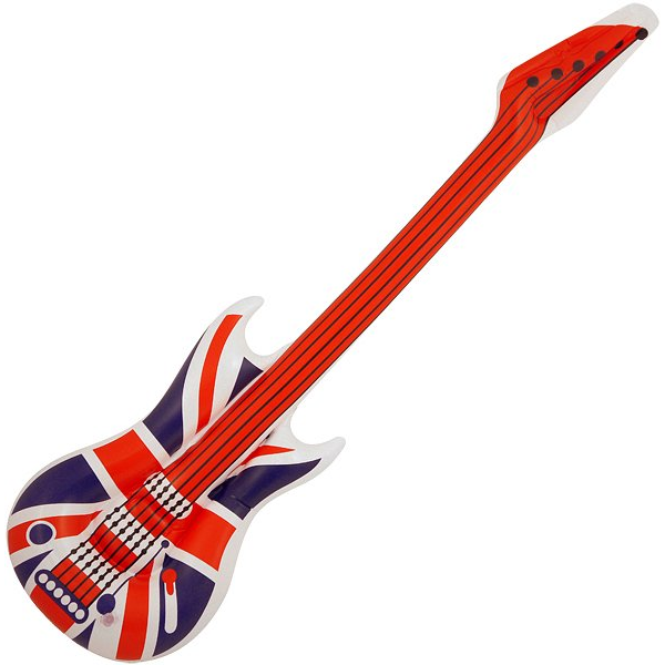 Inflatable Union Jack Guitar 106cm