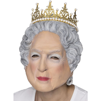 The Queen With Crown Latex Mask