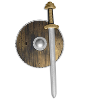 Medieval Sword & Shield Weapon Set