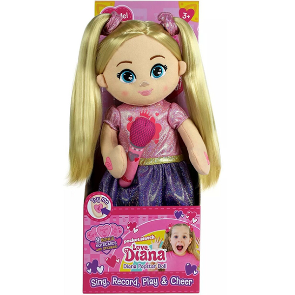 Love Diana Popstar 15" Plush Doll