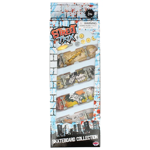 Street Trix 4 Pack Skateboard Set