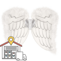Child White Angel Wings WAREHOUSE
