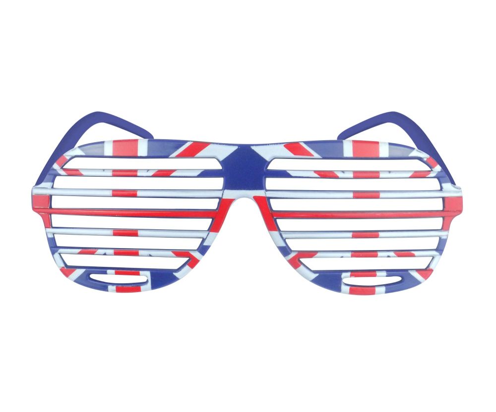Union Jack Shutter Glasses