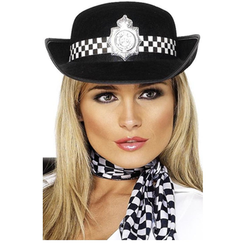 Women's Felt Police Hat