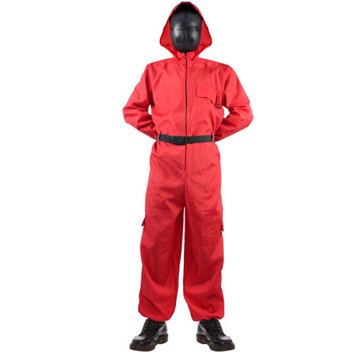 Red Game Guard Adult Costume