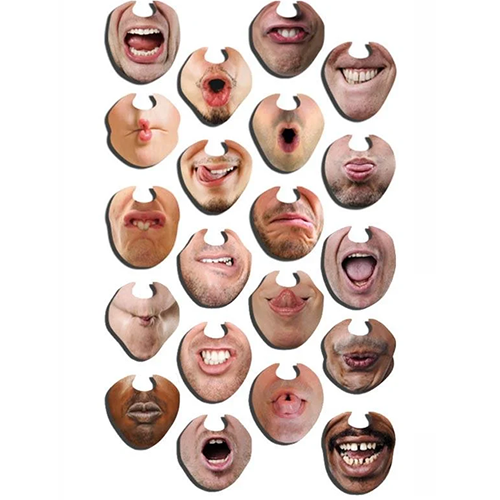 Chinless Wonders Photo Props Assorted