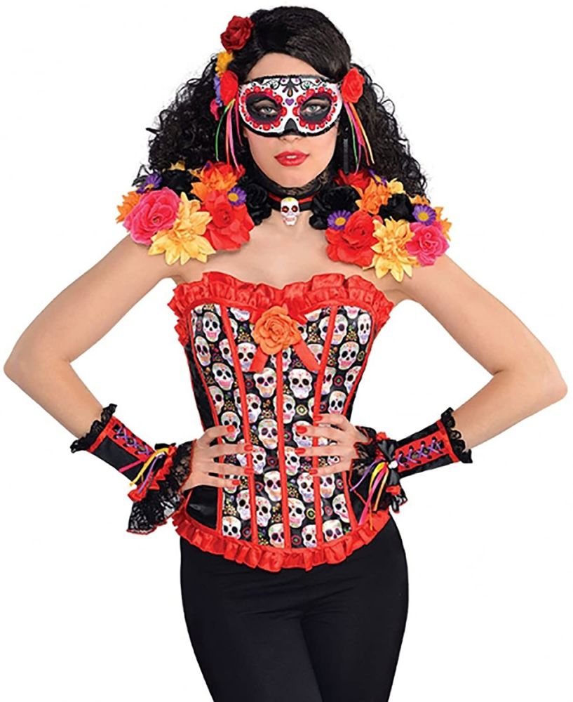 Day Of The Dead Epaulettes & Collar