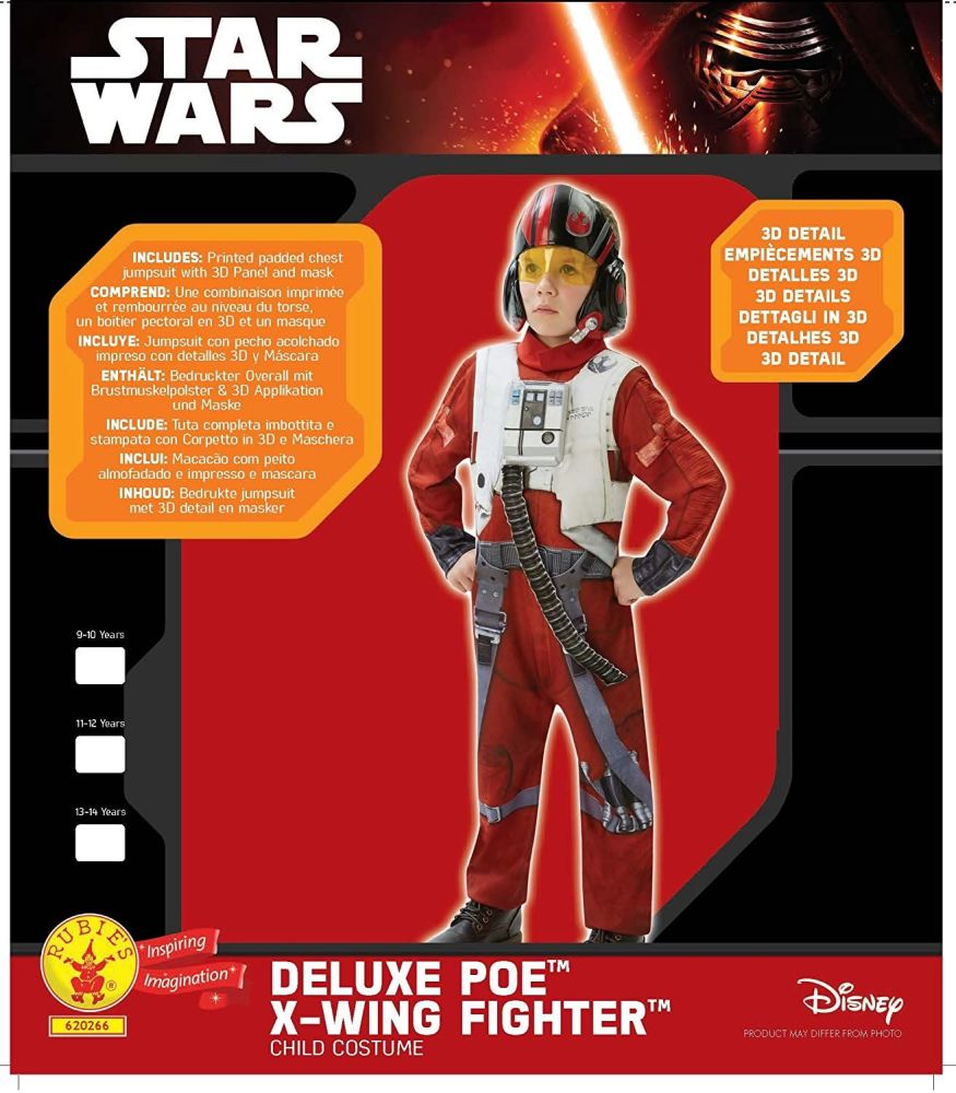 Deluxe Poe X-Wing Fighter Child Costume
