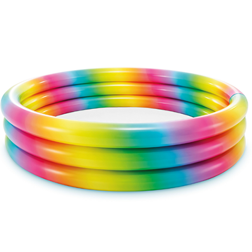 Rainbow Ombre Pool 3 Ring (66" x 15")