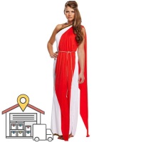 Roman Red Lady Adult Costume WAREHOUSE