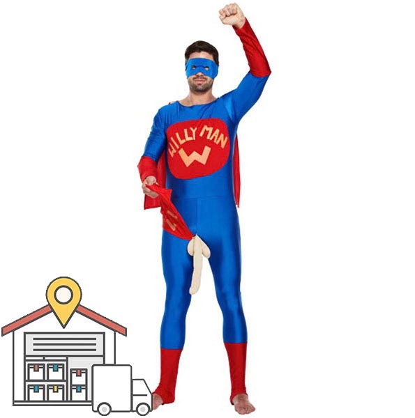 Willy Man Adult Costume WAREHOUSE