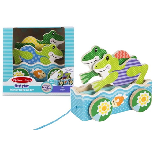 Hop Along Frogs Pull Toy