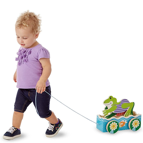 Hop Along Frogs Pull Toy