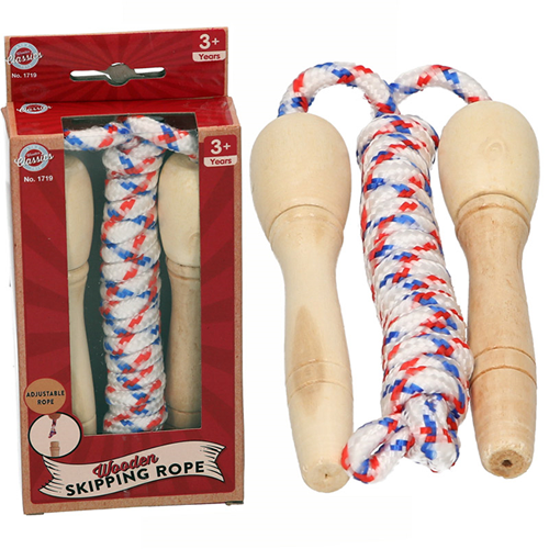 Wooden Adjustable Skipping Rope