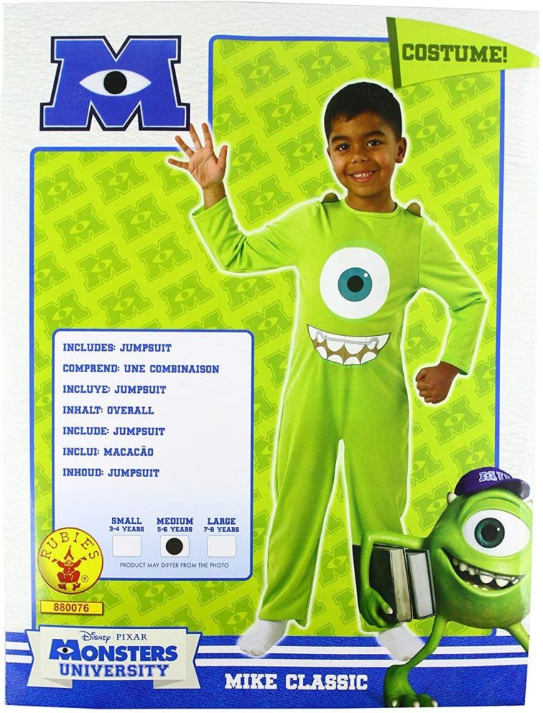 Monsters University Mike Wazowski Child Costume