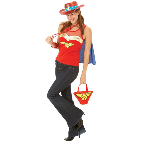 Wonder Woman Top With Cape