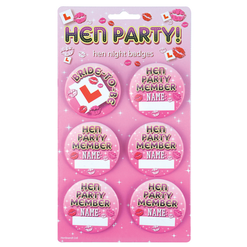 Hen Night Badges