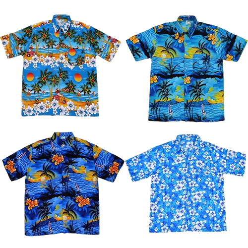 Hawaiian Shirt Blue Assorted