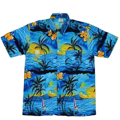Hawaiian Shirt Blue Assorted