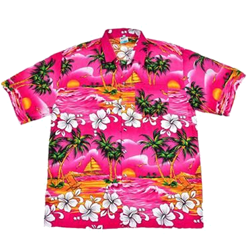 Hawaiian Shirt Pink Assorted
