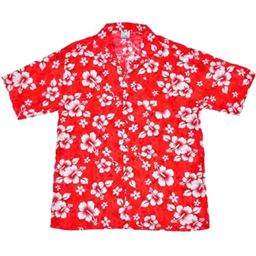 Hawaiian Shirt Red Assorted