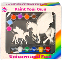 Paint Your Own Unicorn & Foal