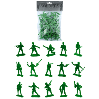 50 Green Toy Soldiers