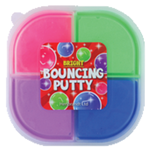 4 Colour Bouncing Putty Tub