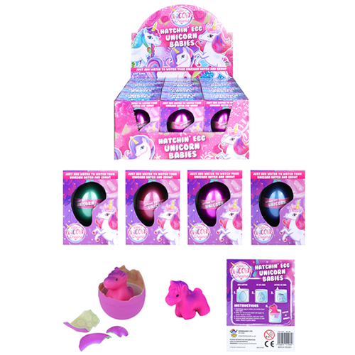 Hatching Unicorn Eggs Assorted