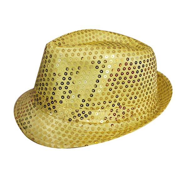 Gold Sequin Hat