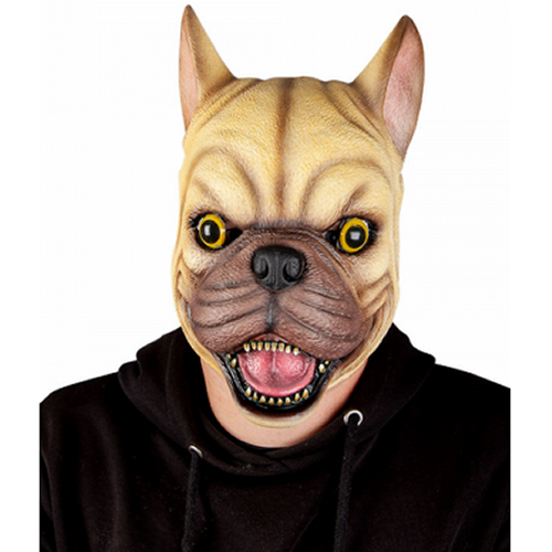 French Bulldog Latex Mask