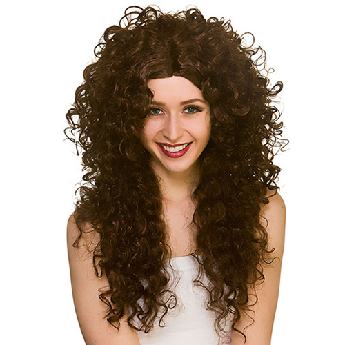 Long Curly Wig Brown