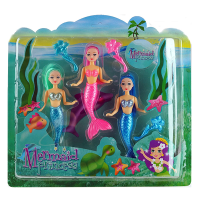 MERMAID DOLL PLAY SET Princess Sea Life Creatures Girls Toy Gift 433010 UK 