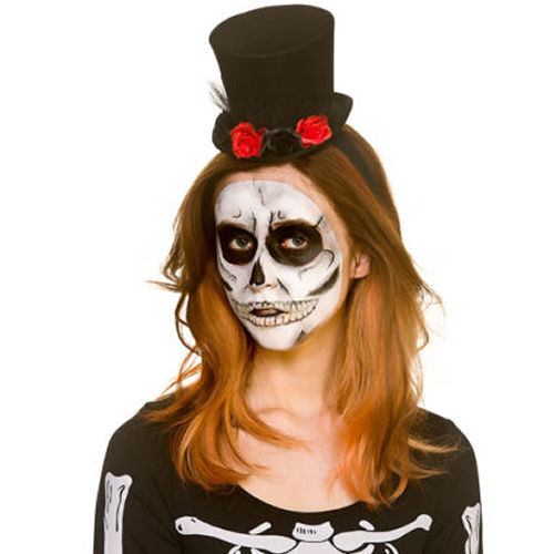 Day Of The Dead Mini Top Hat