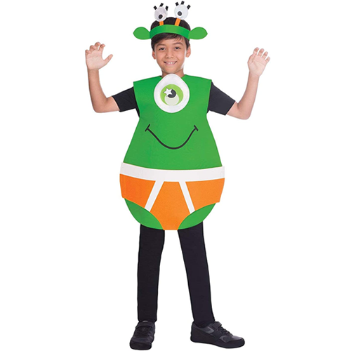 Outerspace Alien With Pants Child Costume
