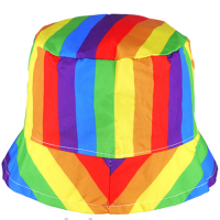Pride Party Rainbow Bucket Hat