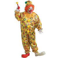 Jolly Clown Plus Size Adult Costume