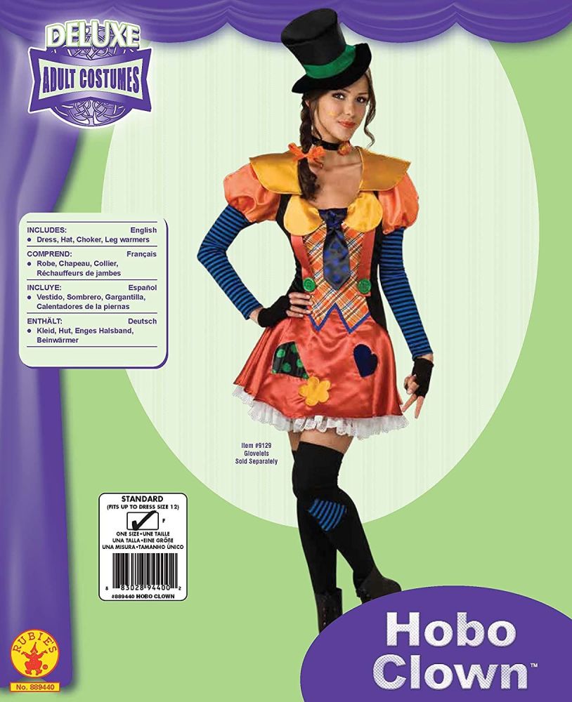 Hobo Clown Adult Costume