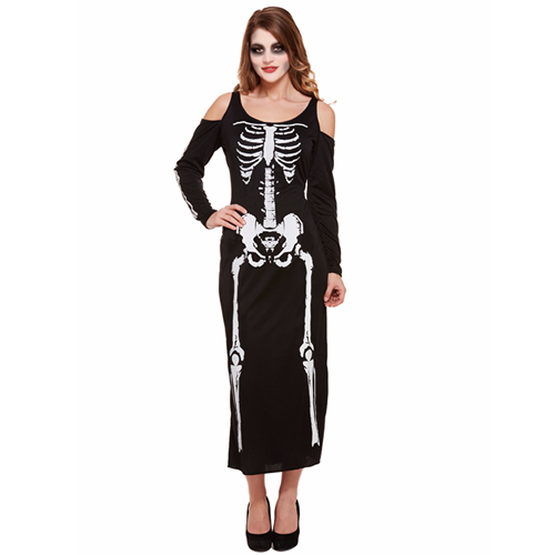 Skeleton Long Adult Costume
