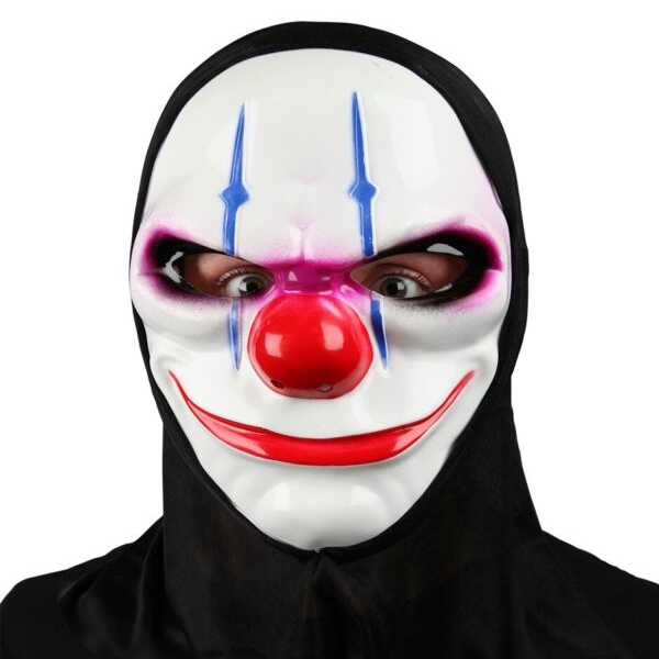 Freaky Clown Mask With Hood