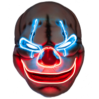 Big Mouth Light-Up Clown Mask