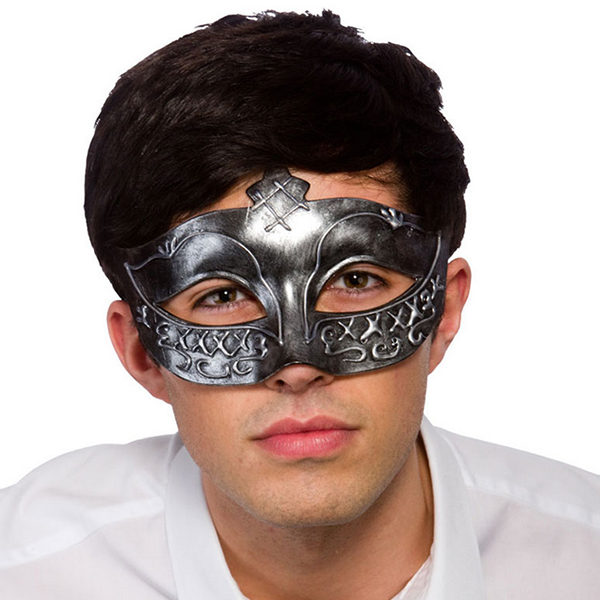 Gladiator Eye Mask Silver