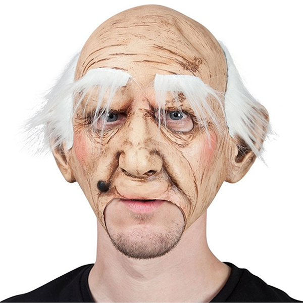 Creepy Old Guy Latex Mask